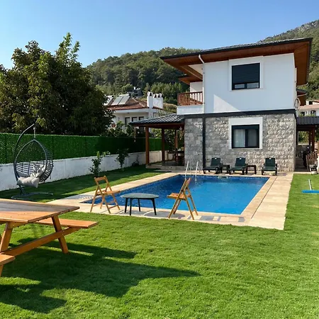 Holiday home Luxury With Pool In Akyaka Goekova *